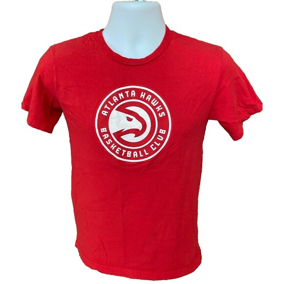 Atlanta Hawks Fanatics Primary Team Logo Red T-Shirt Size Youth Large - NWOT - Picture 1 of 3